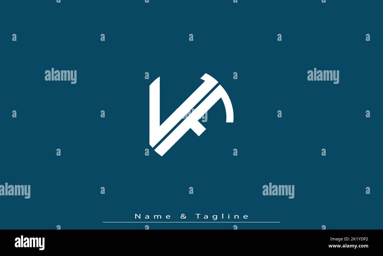 Alphabet letters Initials Monogram logo LF , FL Stock Vector