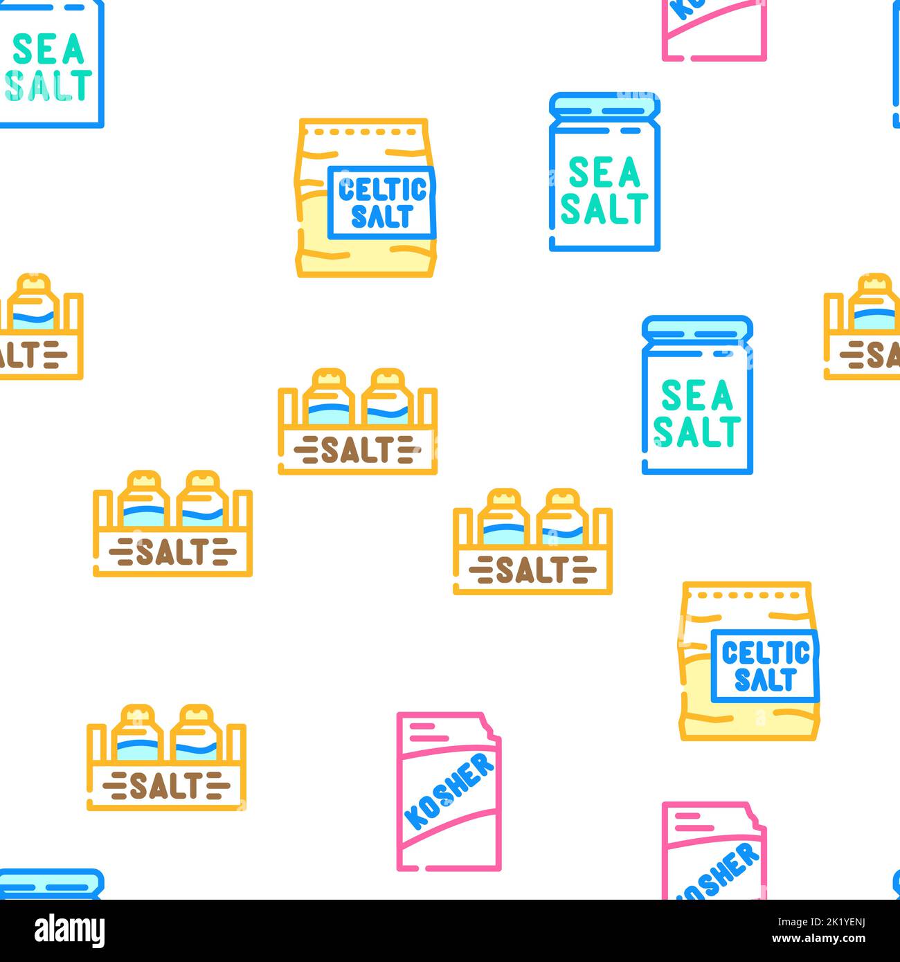 Salt crystal pattern Stock Vector Images - Alamy
