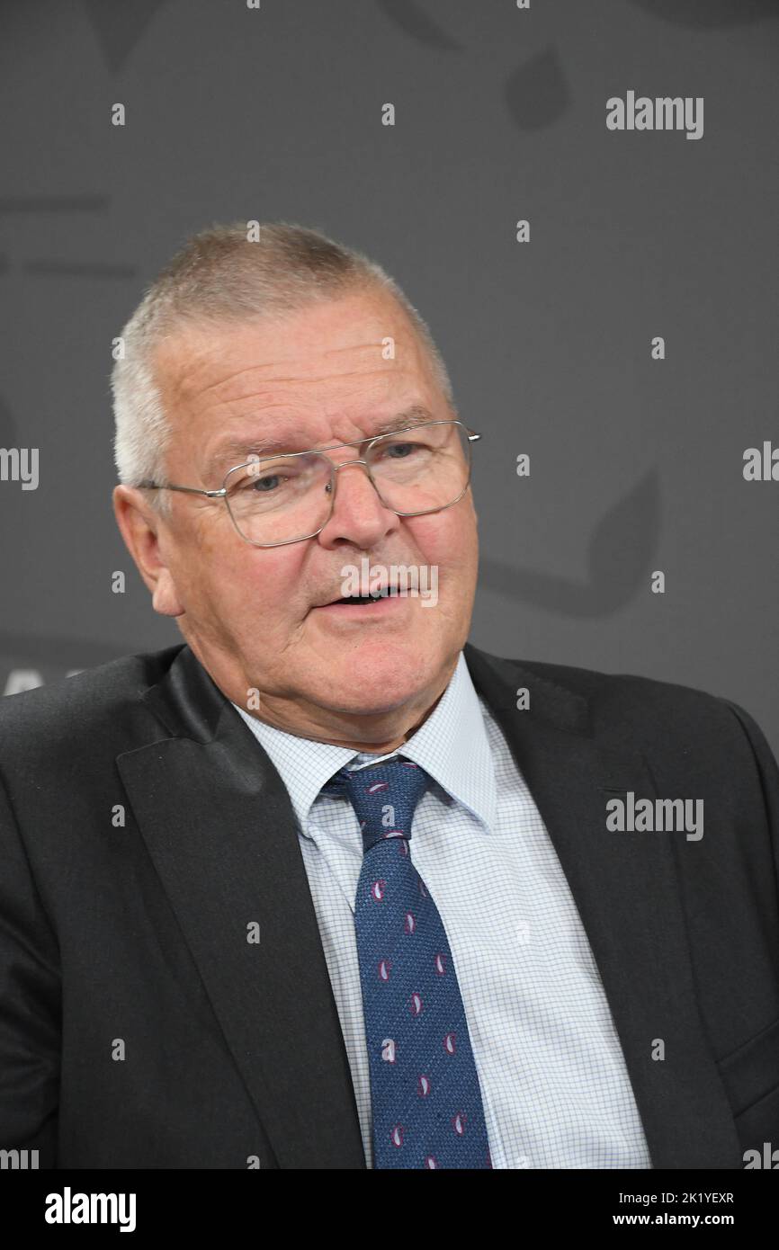 Copenhagen -Denmark -21 Septmeber 2022- Lars Rohde Denamrks ...
