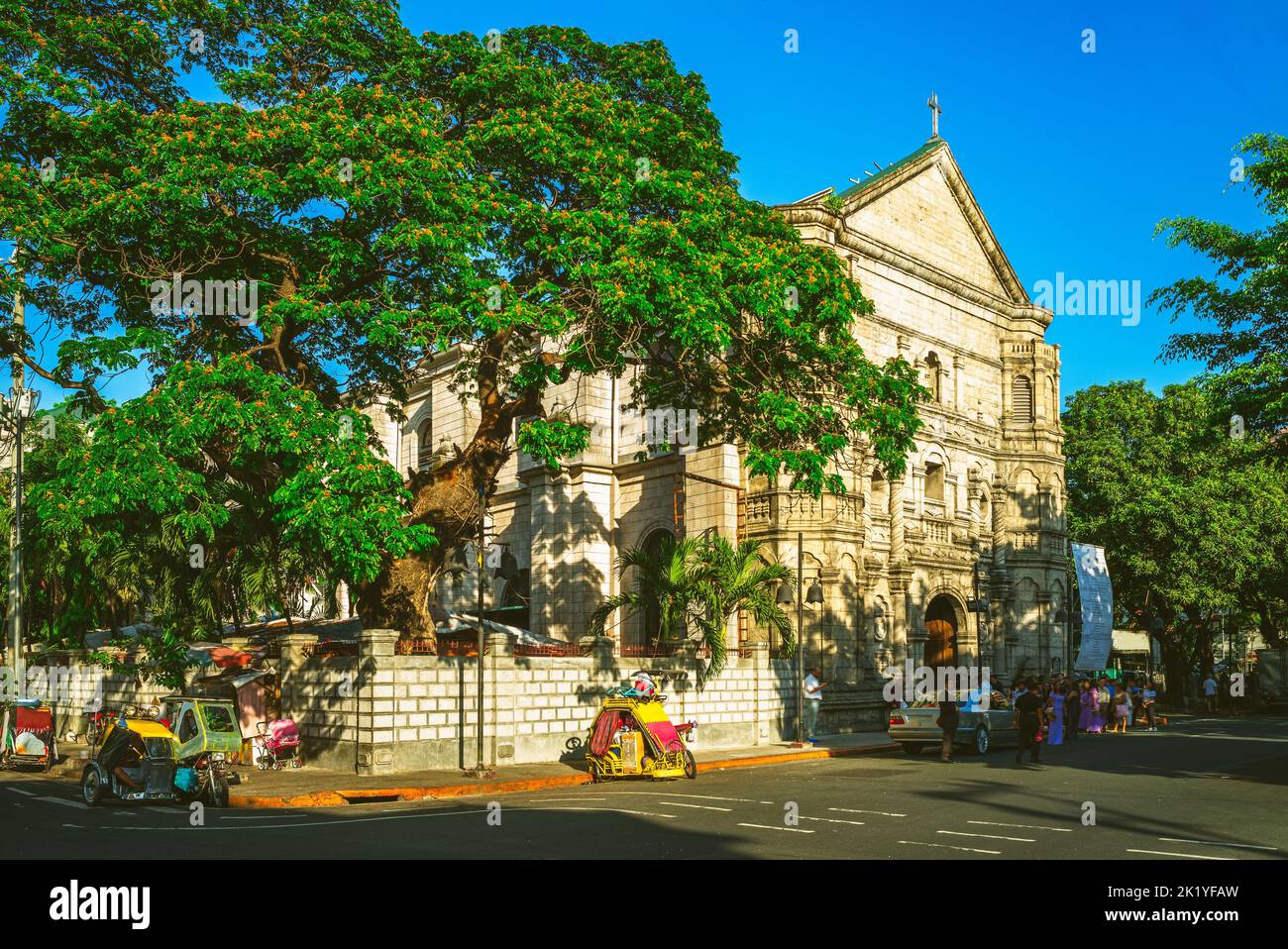 Malate Catholic Church in manila, philippines Stock Photo