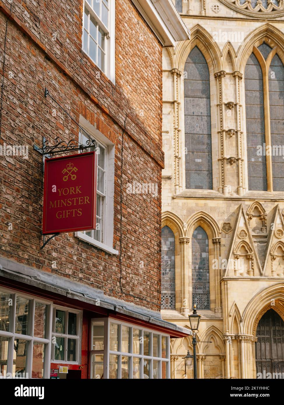 York Minster / York cathedral in the City of York, North Yorkshire, England, UK Stock Photo