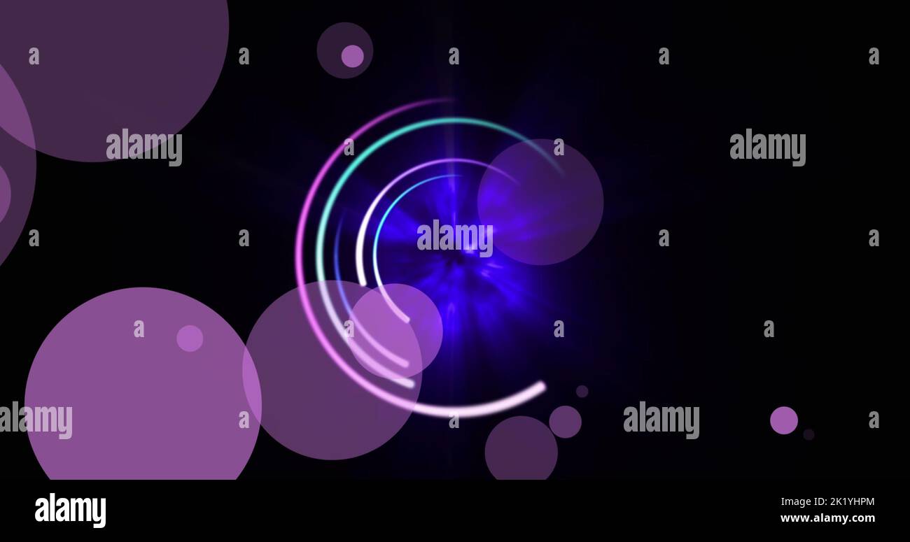 Purple wallpaper shapes hi-res stock photography and images - Alamy