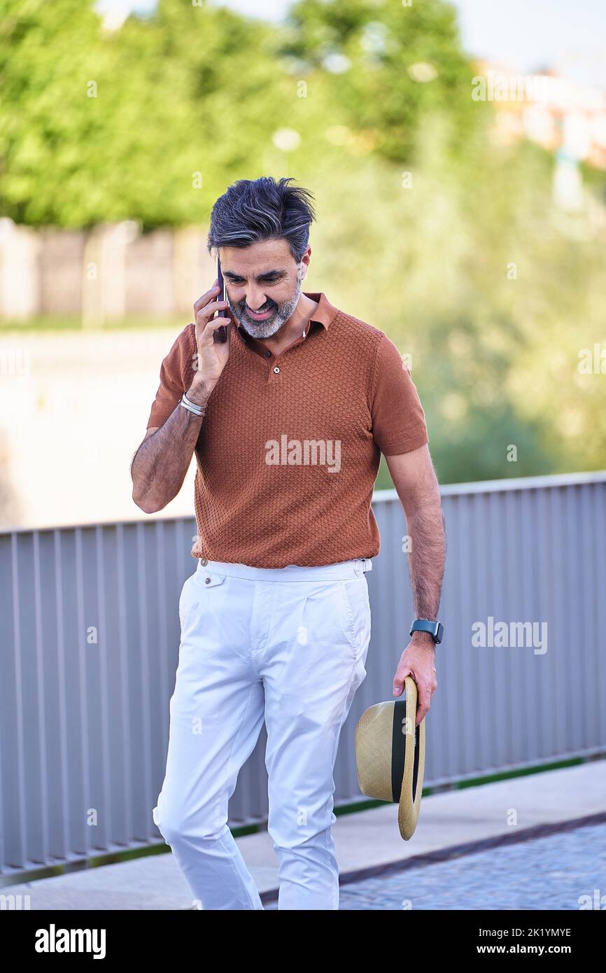 Stylish middle aged man hi-res stock photography and images - Alamy