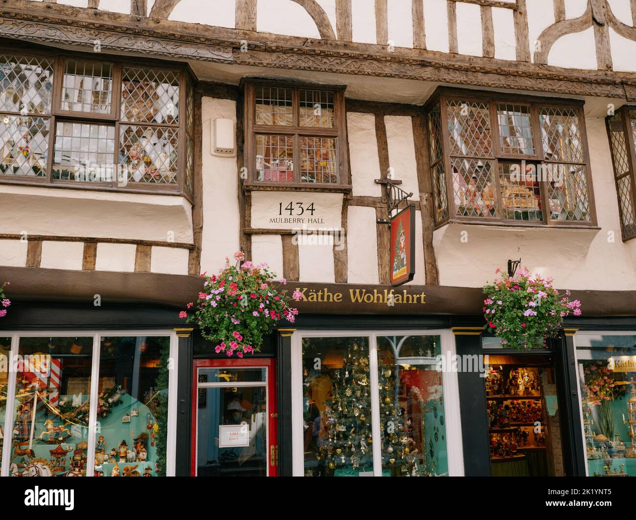 Käthe Wohlfahrt all year round Christmas shop in Stonegate, York, North Yorkshire, England, UK Stock Photo