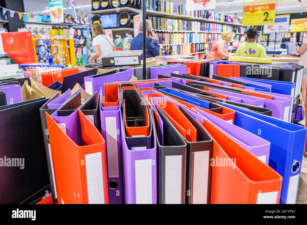 Lest hours to find and buy the school supplies ordered by the schools