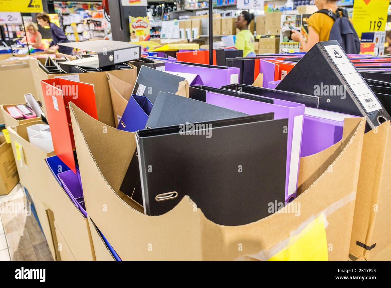 Lest hours to find and buy the school supplies ordered by the schools