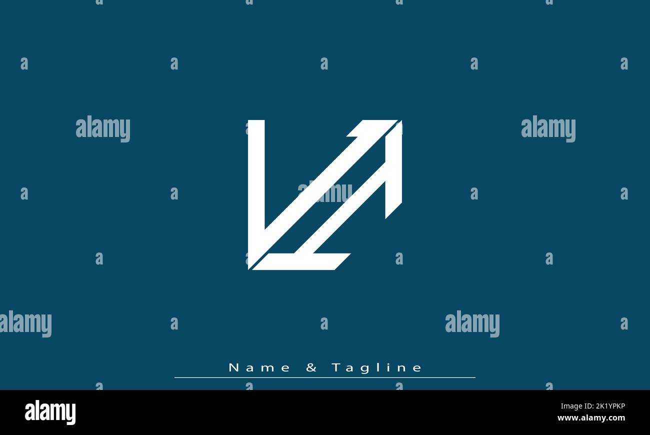 Alphabet letters Initials Monogram logo LI , IL Stock Vector