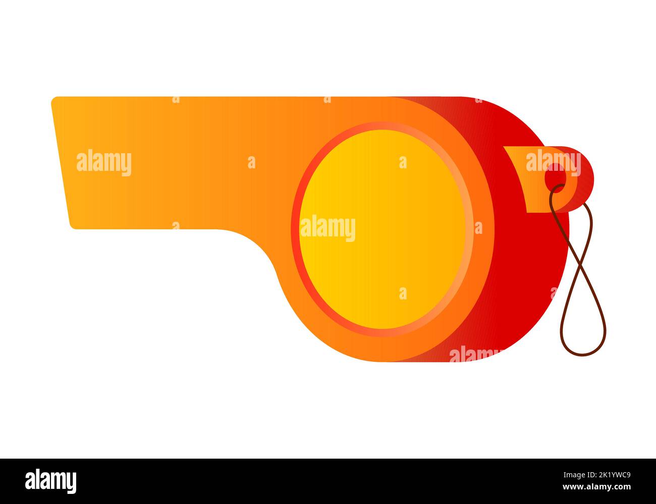 Whistle - modern flat design style single isolated image Stock Vector ...