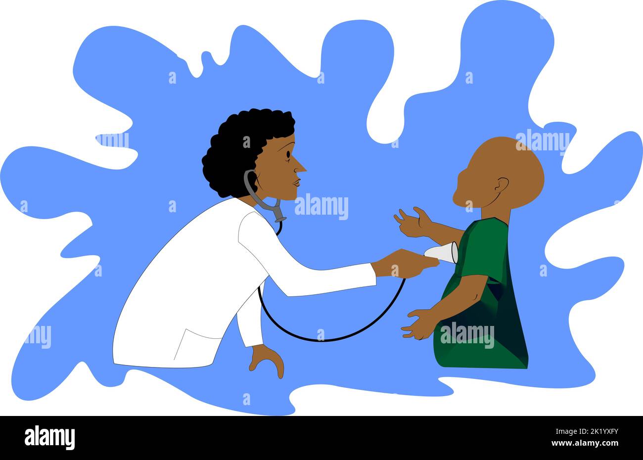 African female doctor Stock Photo