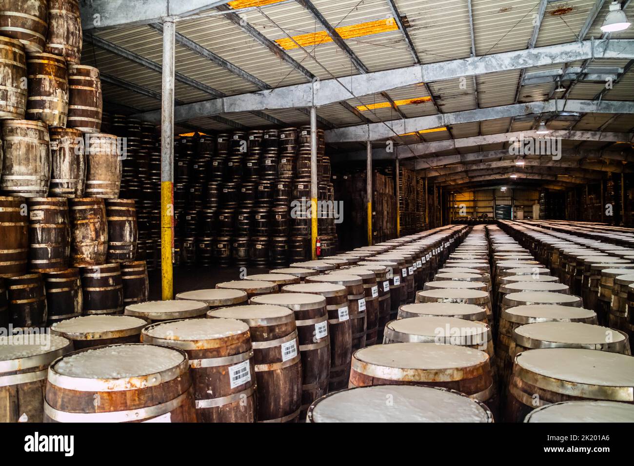 The Tabasco Factory and Food Tour in Avery Island, Louisiana Stock Photo