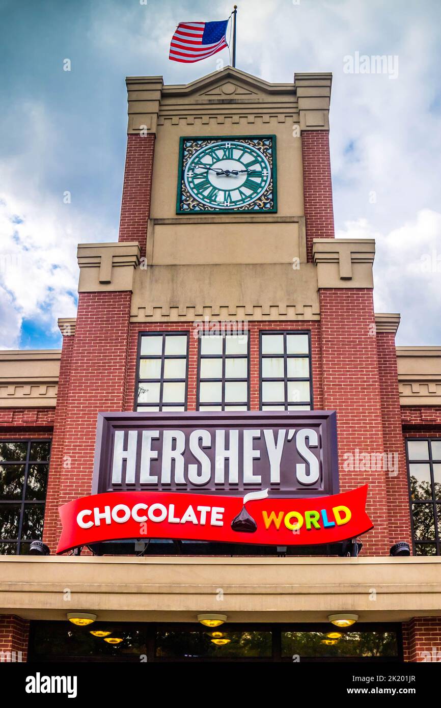 A candy store museum in Hershey, Pennsylvania Stock Photo Alamy