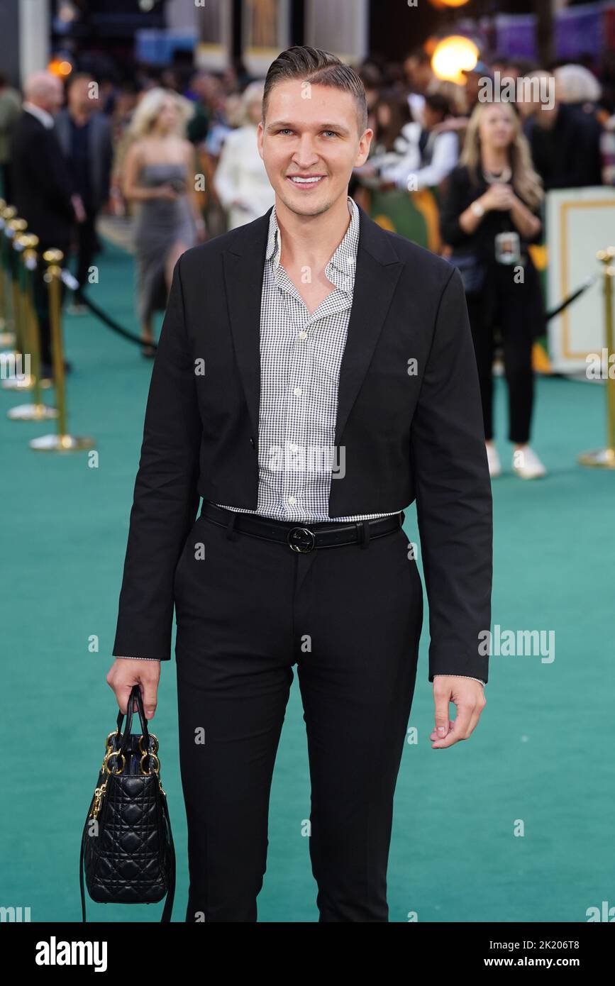 Kris Kowalewski attends the European premiere of Amsterdam at the Odeon Luxe Leicester Square, London. Picture date: Wednesday September 21, 2022. Stock Photo