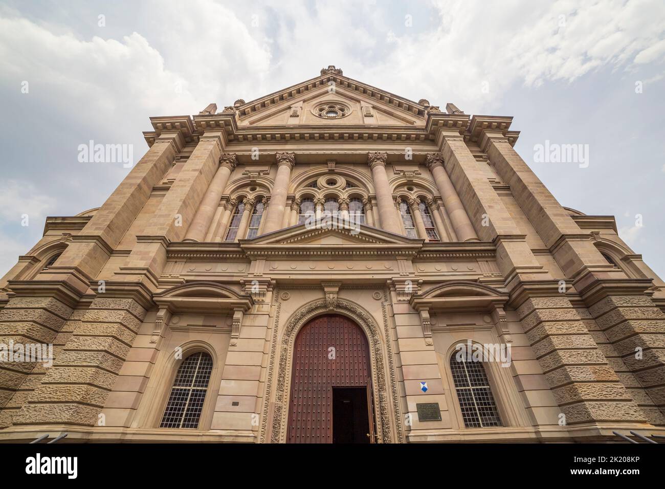 front view of Christuskirche in Mainz, Germany Stock Photo Alamy