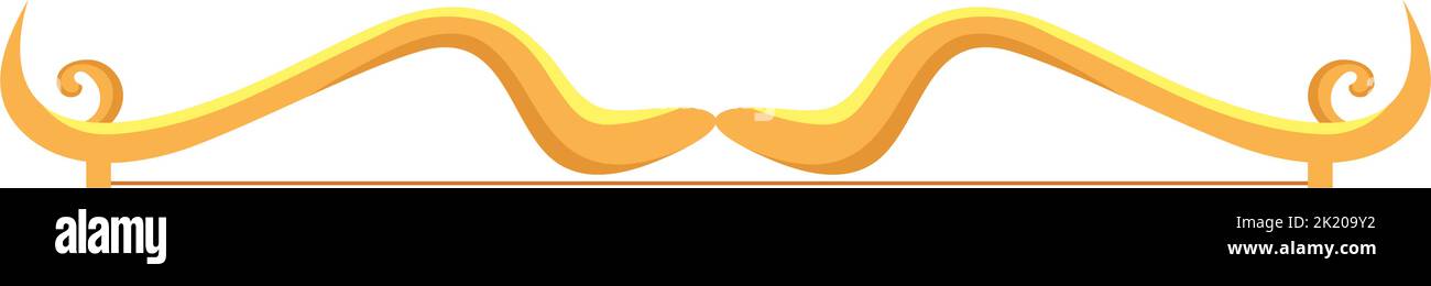old hindu golden bow Stock Vector Image & Art - Alamy