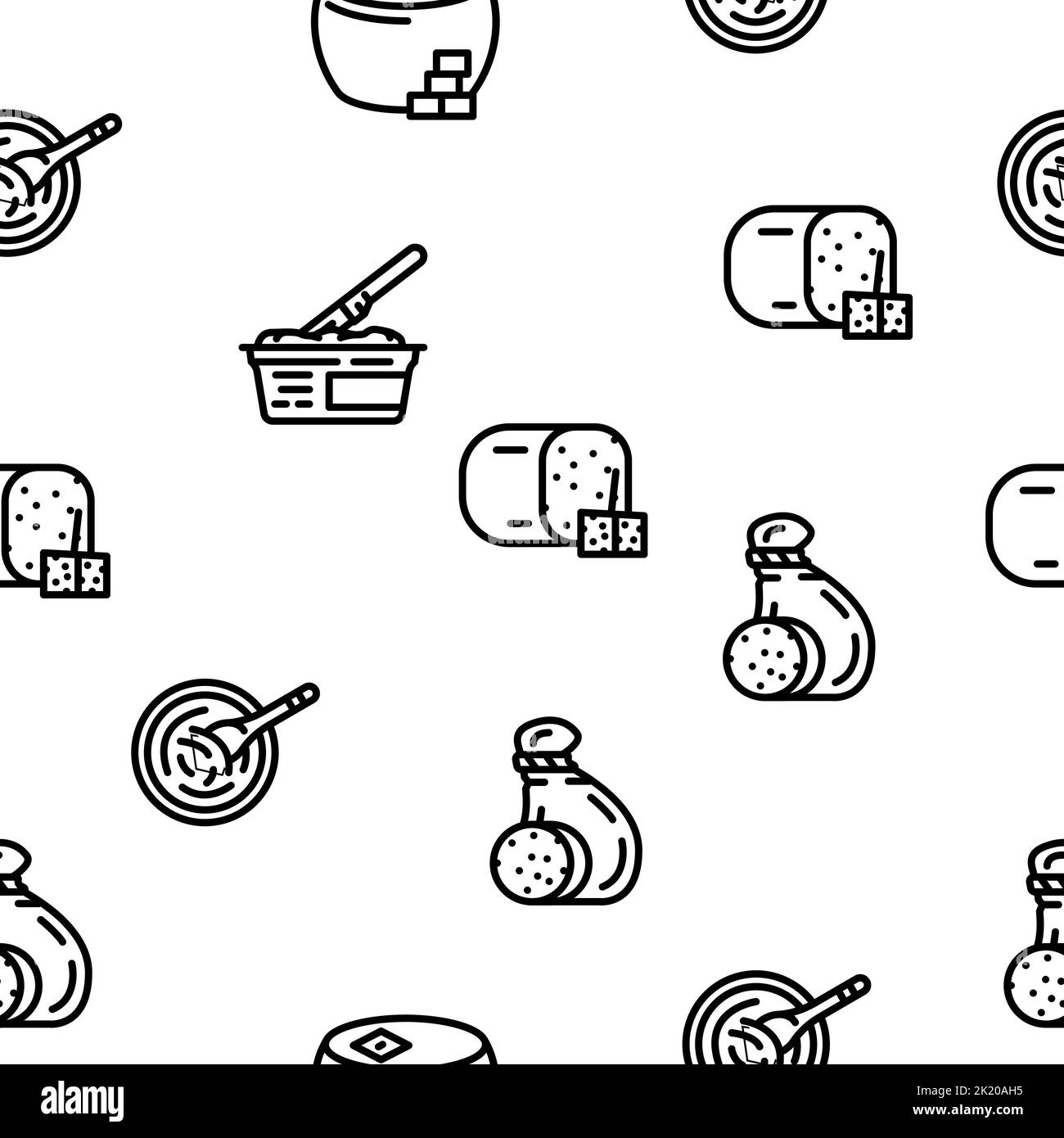 Delicious cheese pattern tasty Black and White Stock Photos & Images ...