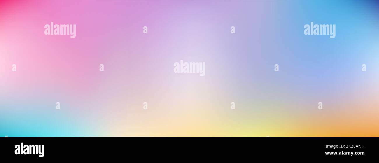 abstract colorful background blurred gradient pastel background for banner or wallpaper Stock Photo