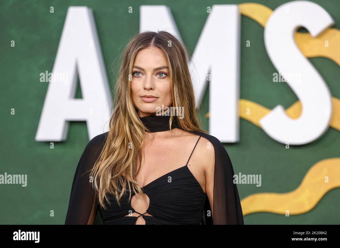 Cast member Margot Robbie attends the European premiere of the film 'Amsterdam', in London, Britain September 21, 2022. REUTERS/Tom Nicholson Stock Photo