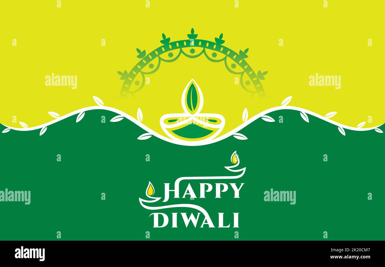 Happy Diwali festival of lights celebrated in india Stock Vector Image