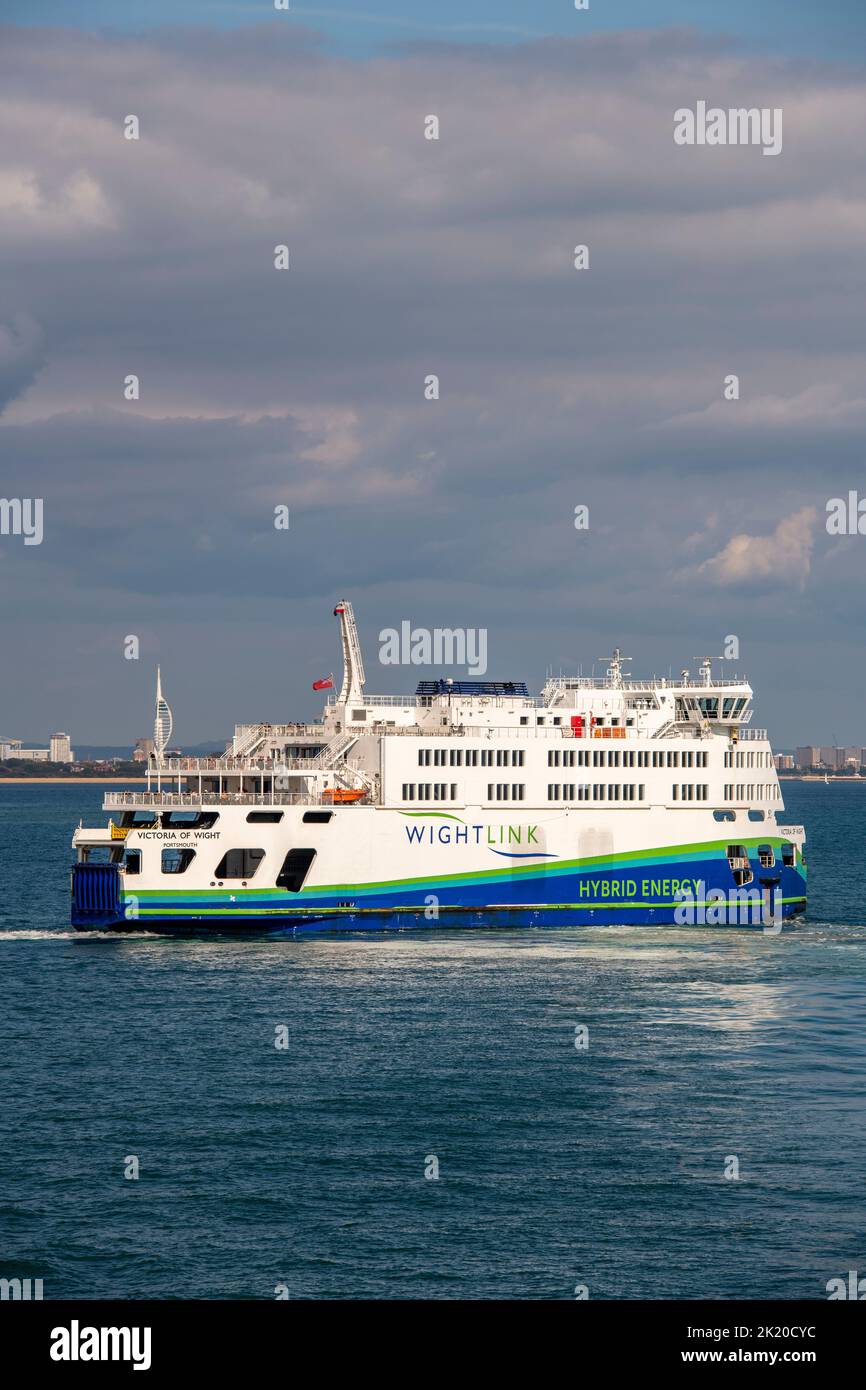 the isle of wight ferry victoria of wight operated by wightlink ferries
