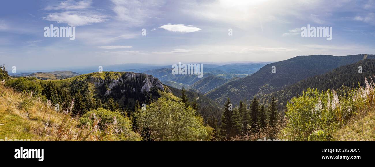 View at Kopaonik mountain in Serbia Stock Photo