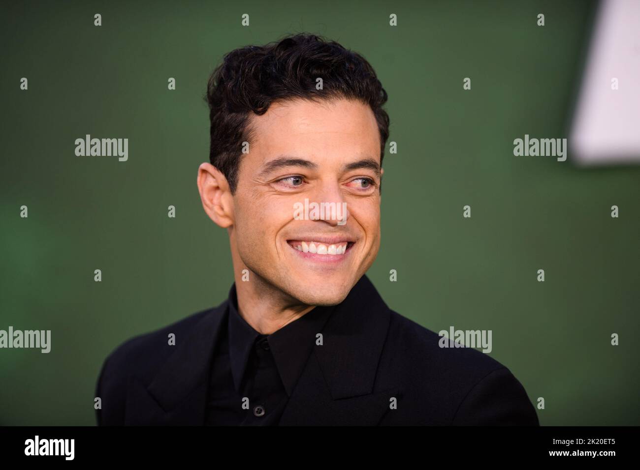 London, UK. 21 September 2022. Remi Malek attending the European premiere of Amsterdam at the Odeon Luxe Leicester Square Cinema, London Picture date: Wednesday September 21, 2022. Photo credit should read: Matt Crossick/Empics/Alamy Live News Stock Photo