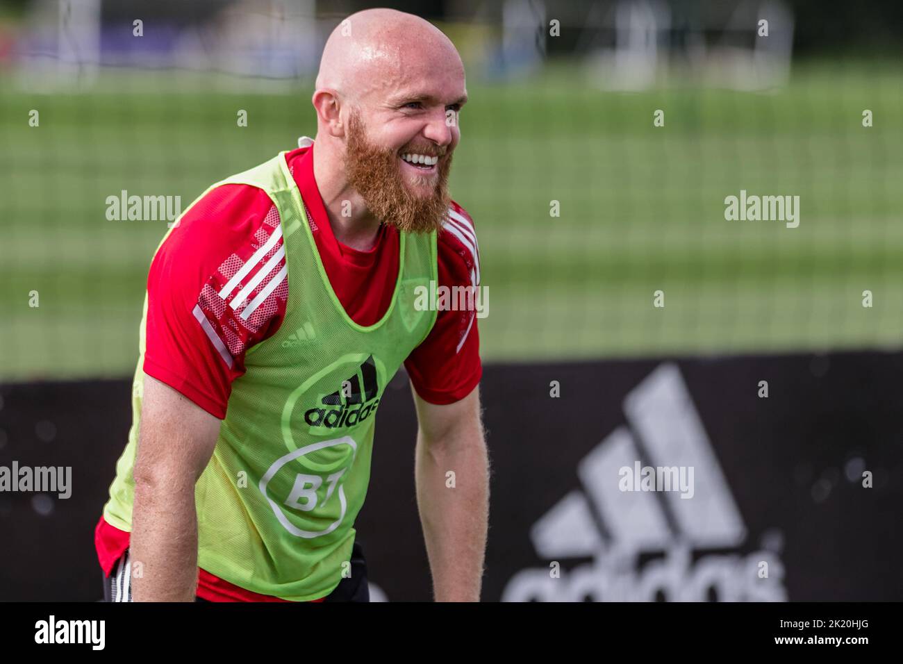 PONTYCLUN, WALES - 21 SEPTEMBER 2022: Wales' Jonny Williams during a ...