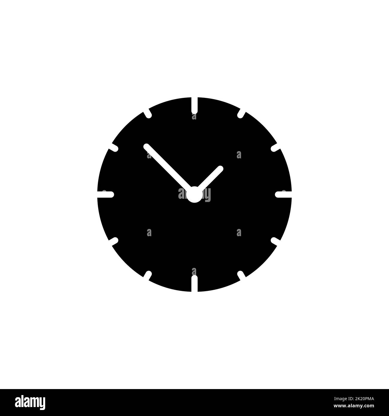 Clock watch timer alarm icon design concept stock vector image art