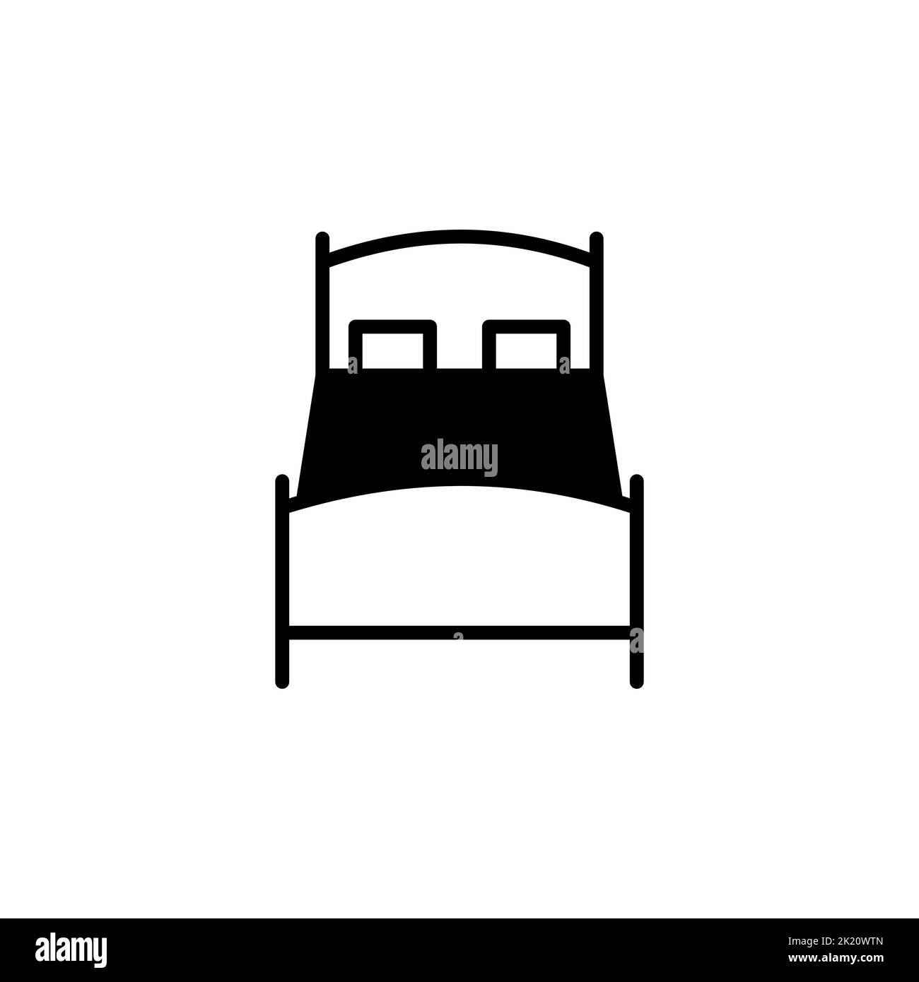 Bed, Bedroom icon design concept Stock Vector Image & Art - Alamy