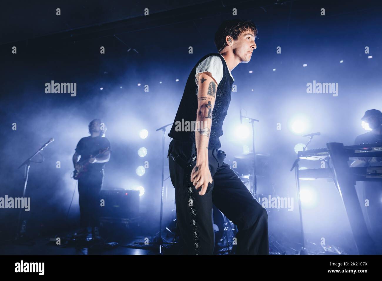 BARCELONA - SEP 10: Role Model (band from the singer Tucker Pillsbury) perform on stage at Apolo 2 on September 10, 2022 in Barcelona, Spain. Stock Photo