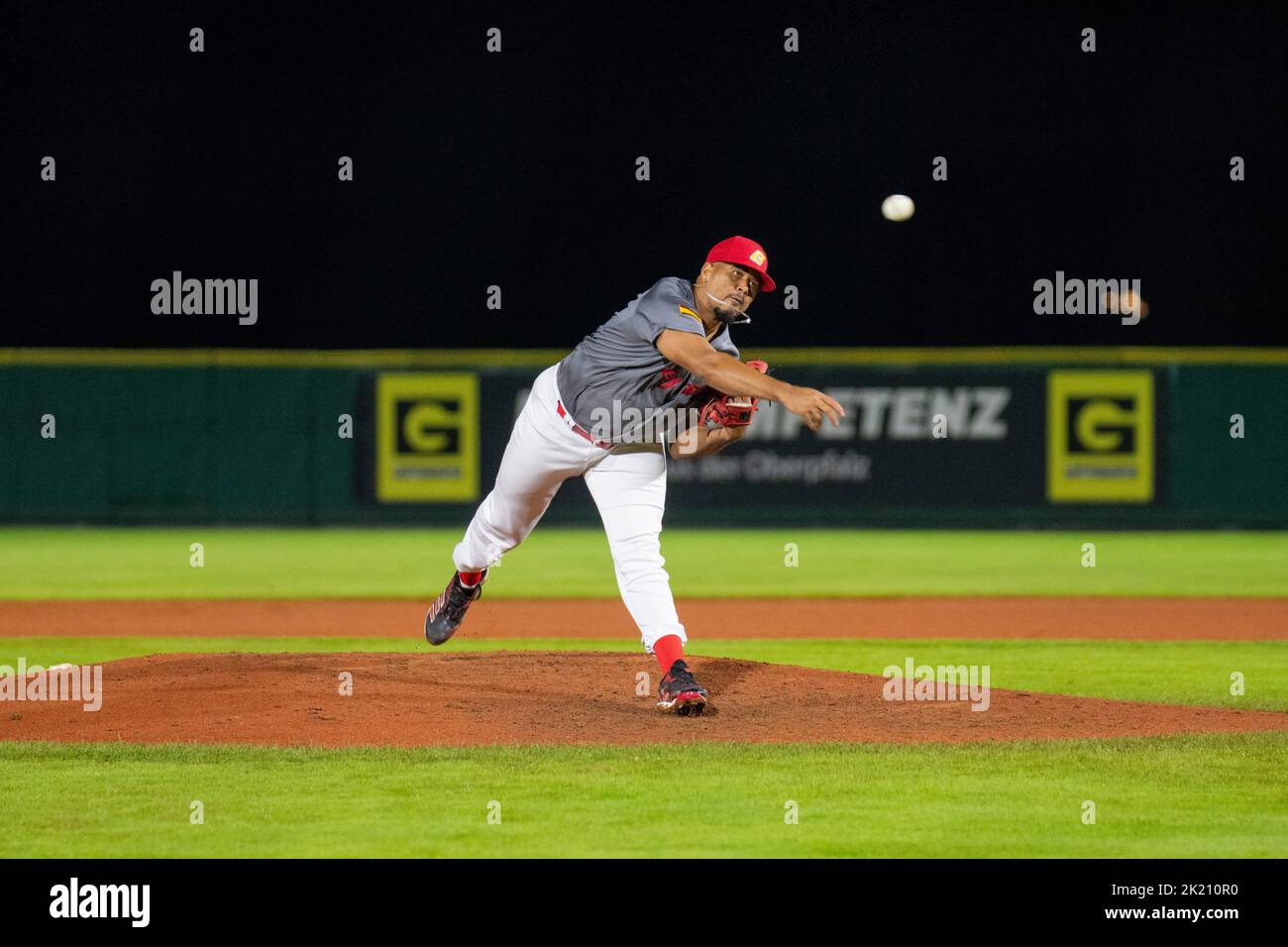 Regensburg, Bavaria, Germany. 21st Sep, 2022. Spain pitcher YEUDY ...