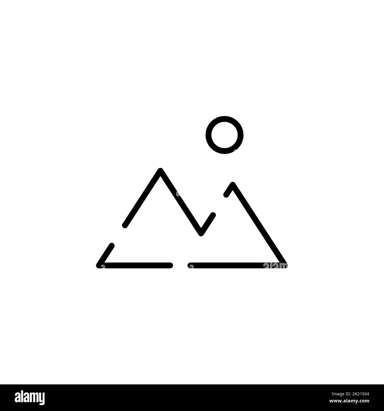 mountain-hill-mount-peak-stock-vector-image-art-alamy