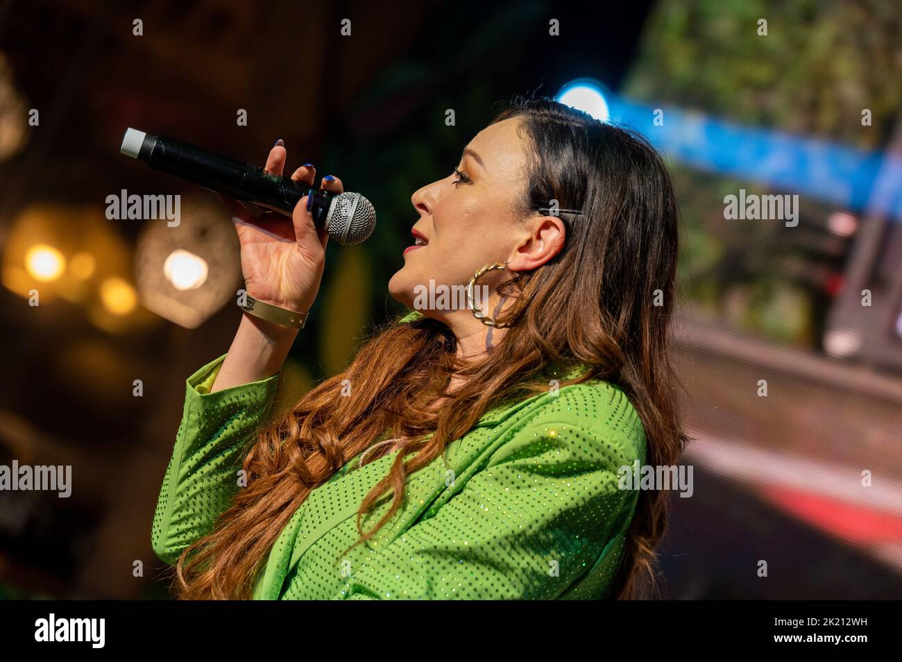 PALMA, SPAIN - MAY 8 2022 : Bluemchen - Jasmin Wagner at - 2022 Opening