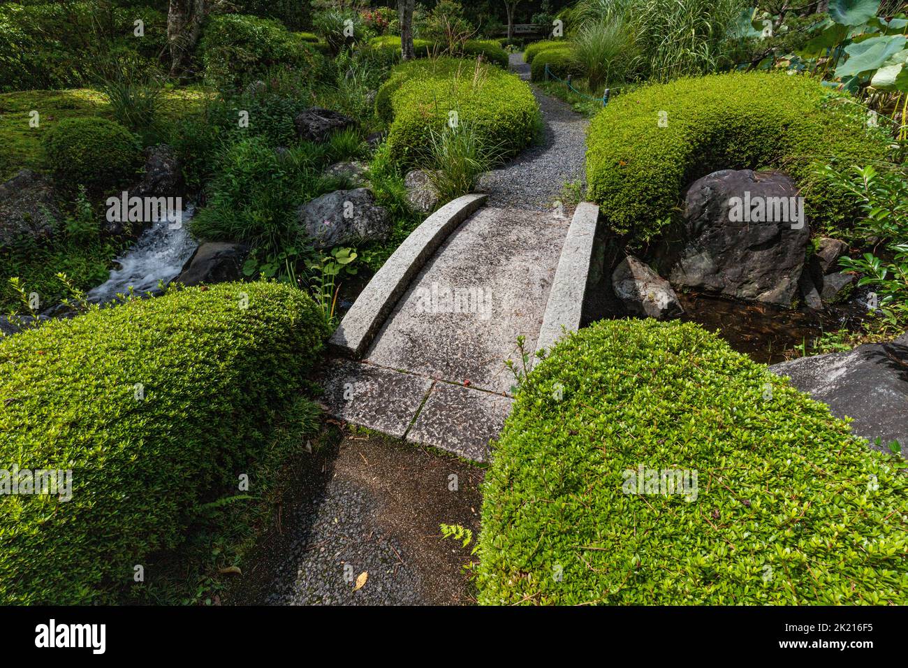 Suirakuen - This is a garden in the Japanese traditional style that reflects Sadanobu Matsudaira's philosophy of gardening. This garden is located in Stock Photo