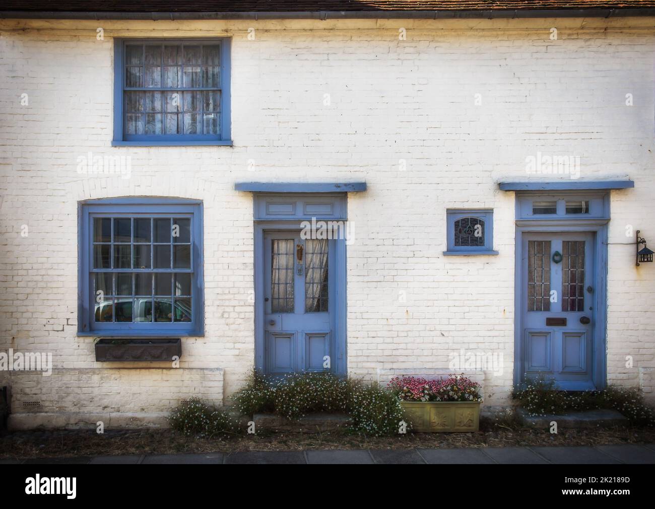 East Sussex, England, July 2022, view of a house in the old part of town Stock Photo