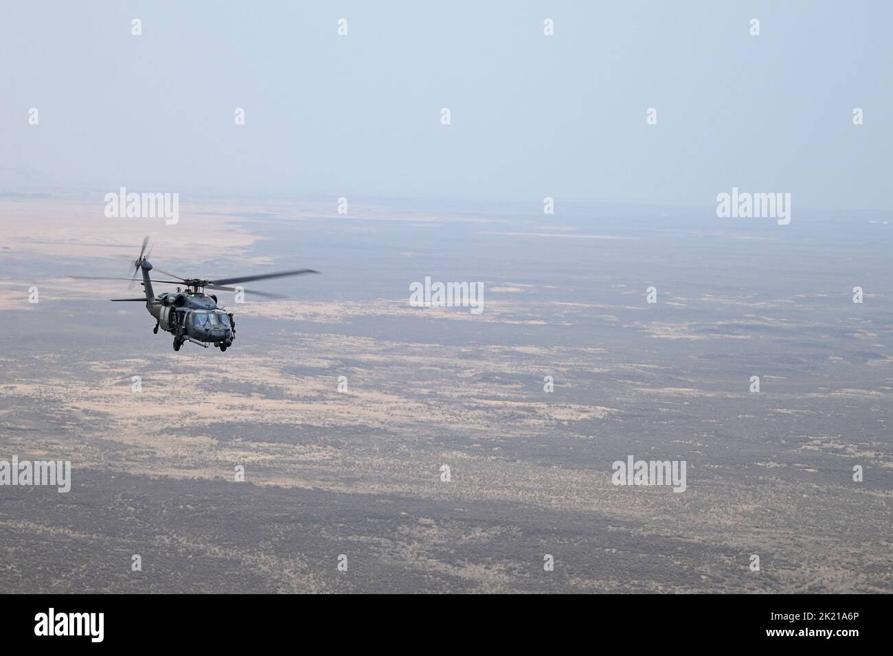A U.S. Air Force pilot from the 55th Rescue Squadron, assigned to the ...