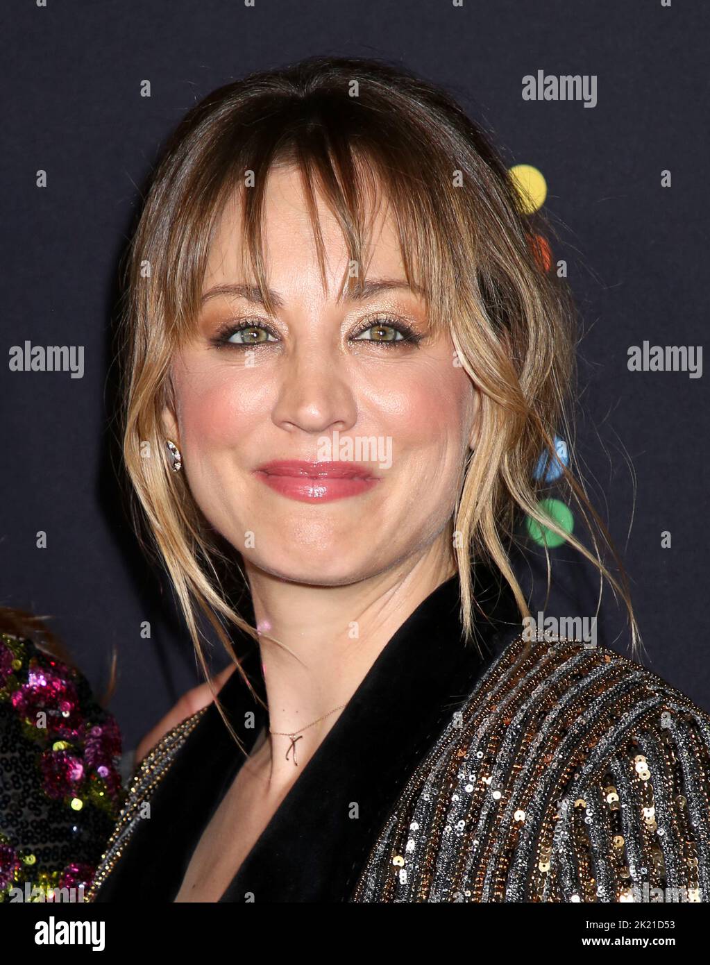 Kaley Cuoco attending Peacock's 'Meet Cute' Premiere held at Manhattan