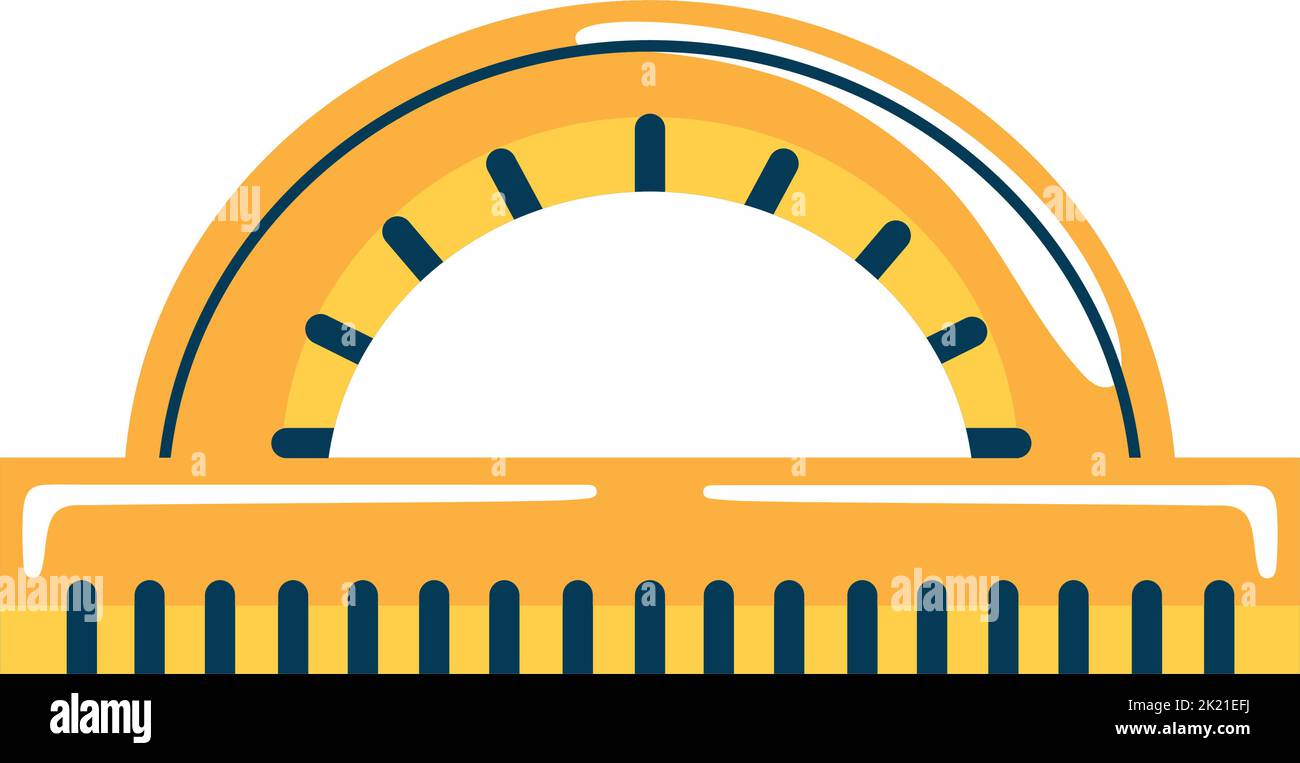 protractor school supply Stock Vector Image & Art Alamy