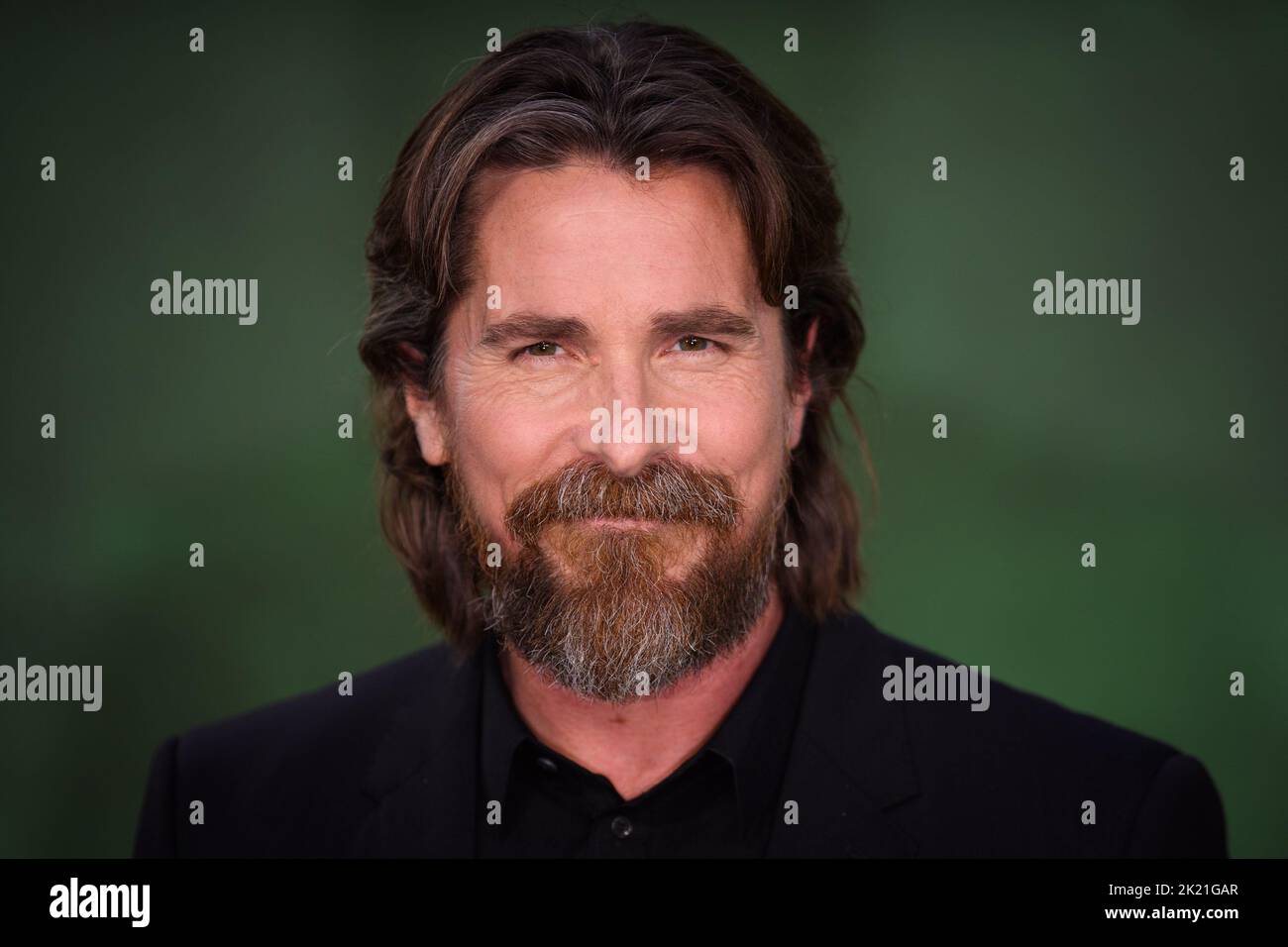 London, UK. 22 September 2022. Christian Bale attending the European premiere of Amsterdam at the Odeon Luxe Leicester Square Cinema, London Picture date: Thursday September 22, 2022. Photo credit should read: Matt Crossick/Empics/Alamy Live News Stock Photo