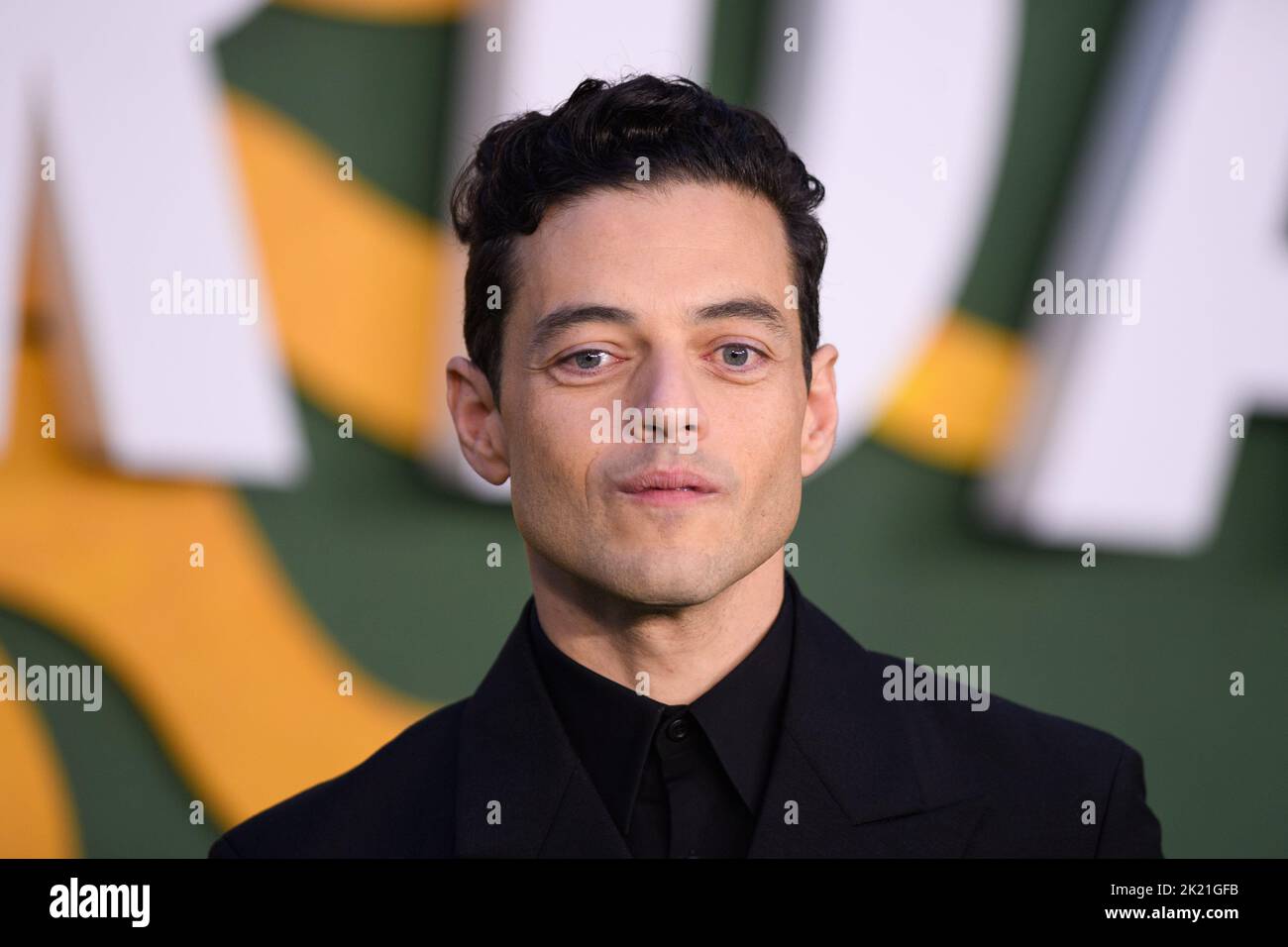 London, UK. 22 September 2022. Rami Malek attending the European premiere of Amsterdam at the Odeon Luxe Leicester Square Cinema, London Picture date: Thursday September 22, 2022. Photo credit should read: Matt Crossick/Empics/Alamy Live News Stock Photo