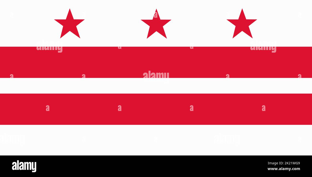 A Washington DC District of Columbia flag background illustration Stock Photo