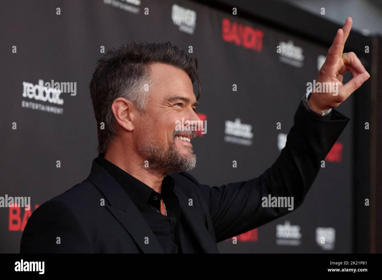 Cast member Josh Duhamel attends a premiere for the film 'Bandit' in Los Angeles, California, U.S. September 21, 2022.  REUTERS/Mario Anzuoni Stock Photo
