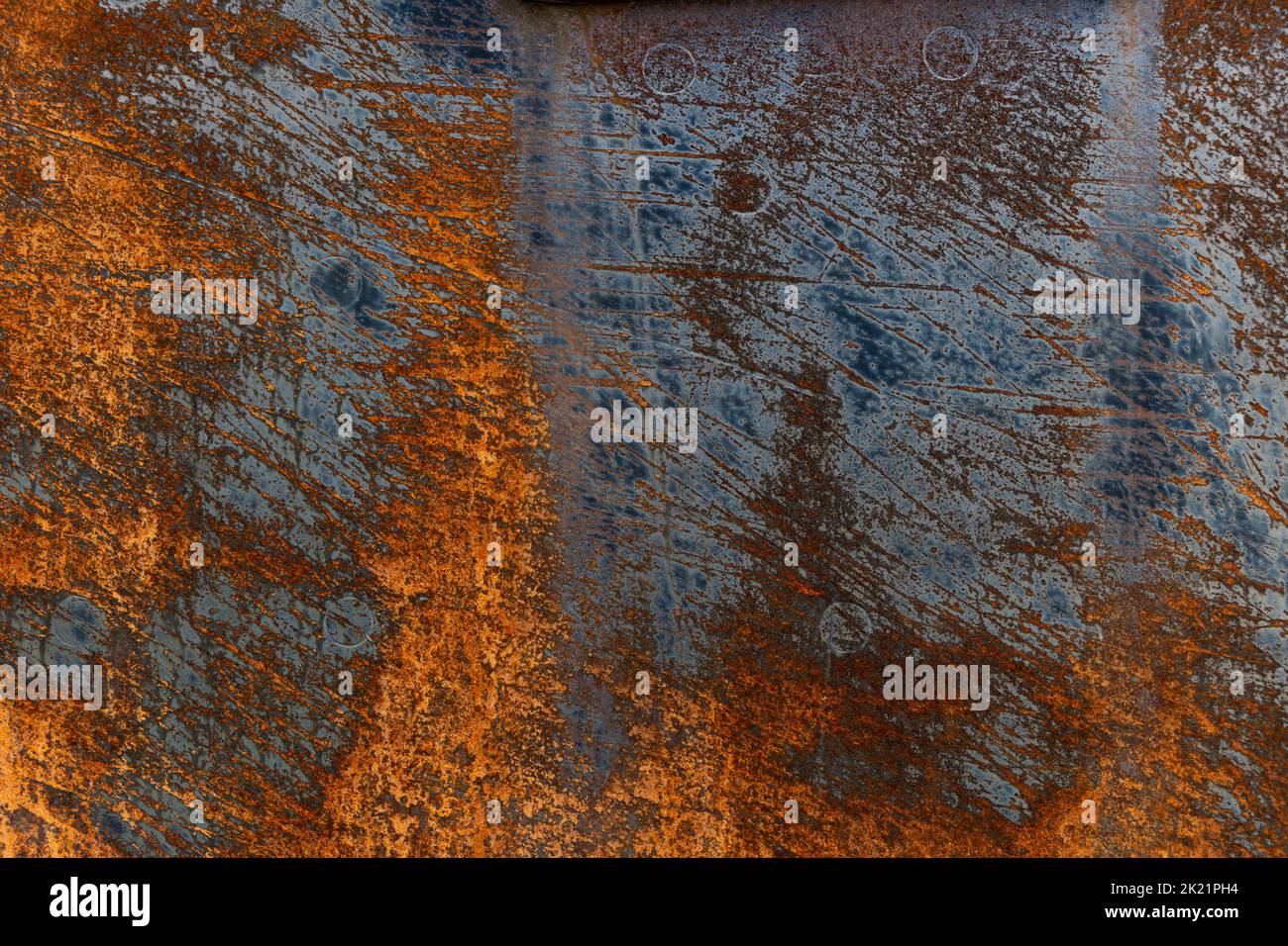 Old weathered rusty iron metal texture background Stock Photo