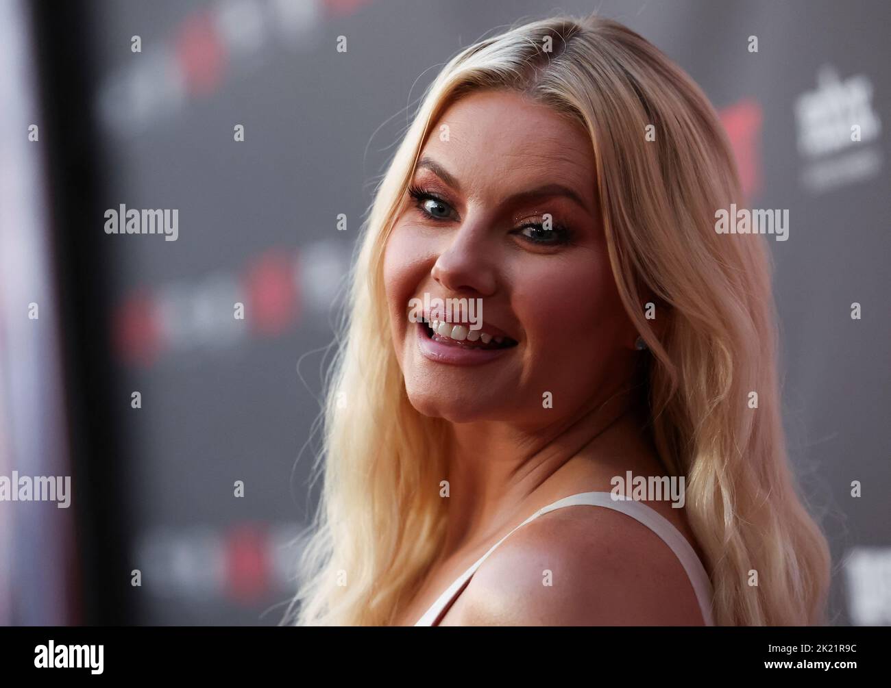 Cast member Elisha Cuthbert attends a premiere for the film 'Bandit' in Los Angeles, California, U.S. September 21, 2022.  REUTERS/Mario Anzuoni Stock Photo