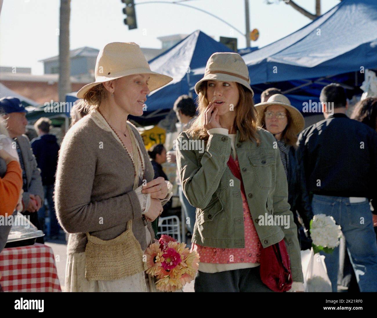 FRANCES MCDORMAND, JENNIFER ANISTON, FRIENDS WITH MONEY, 2006 Stock Photo