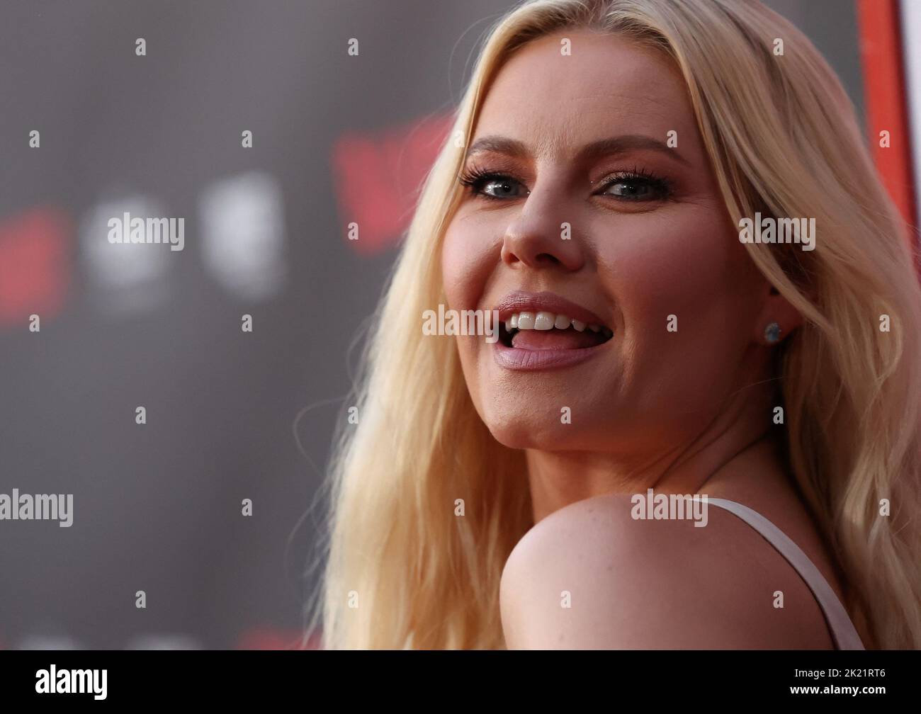 Cast member Elisha Cuthbert attends a premiere for the film 'Bandit' in Los Angeles, California, U.S. September 21, 2022.  REUTERS/Mario Anzuoni Stock Photo