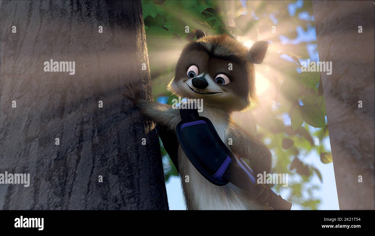 RJ, OVER THE HEDGE, 2006 Stock Photo