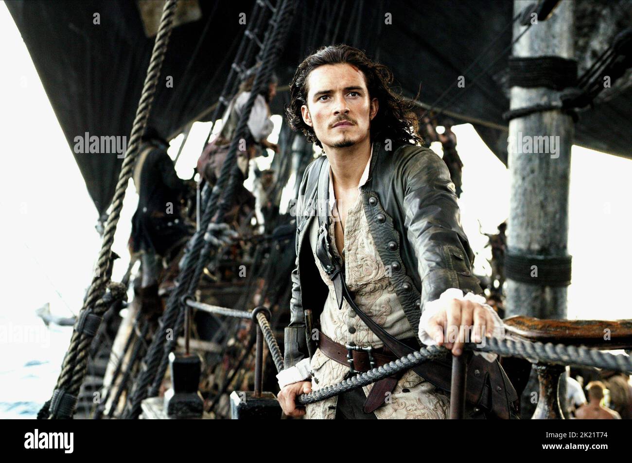ORLANDO BLOOM, PIRATES OF THE CARIBBEAN DEAD MAN'S CHEST, 2006 Stock