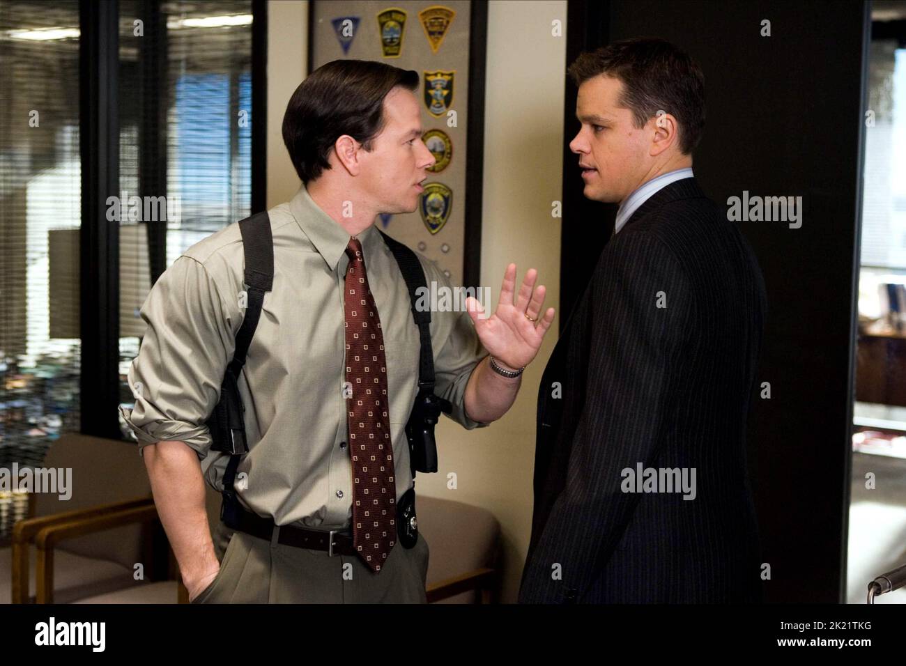 MARK WAHLBERG, MATT DAMON, THE DEPARTED, 2006 Stock Photo