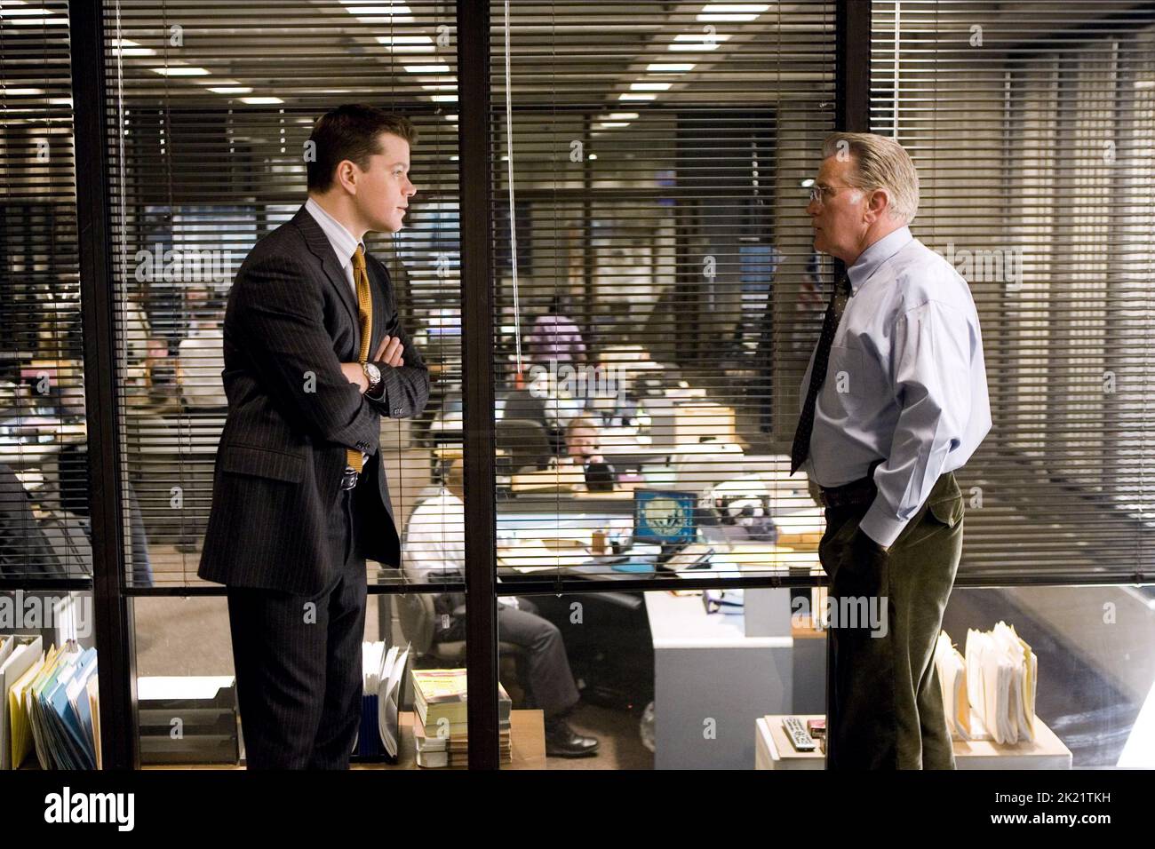 MATT DAMON, MARTIN SHEEN, THE DEPARTED, 2006 Stock Photo