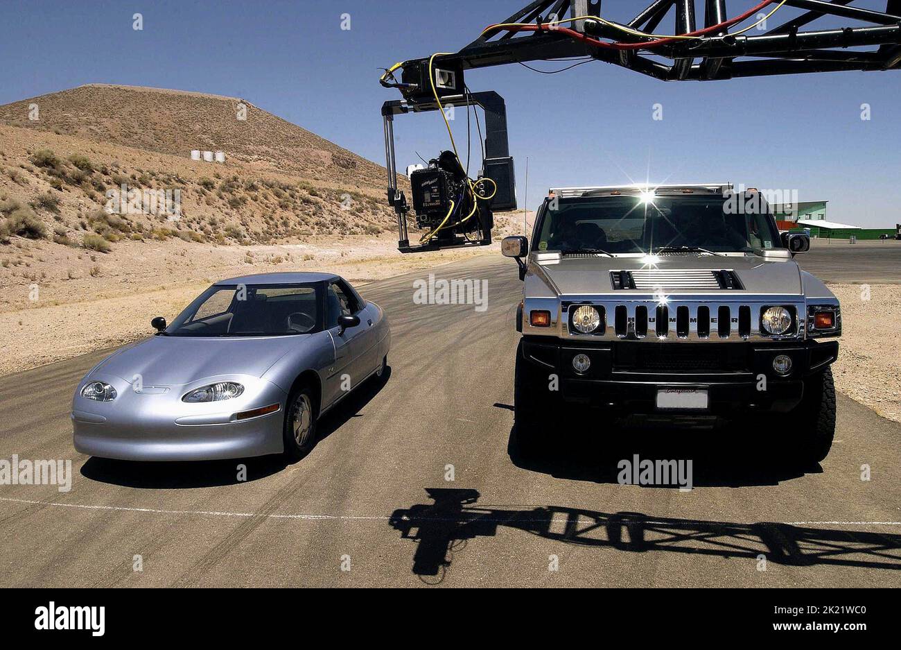 ELECTRIC CAR, HUMMER, WHO KILLED THE ELECTRIC CAR?, 2006 Stock Photo
